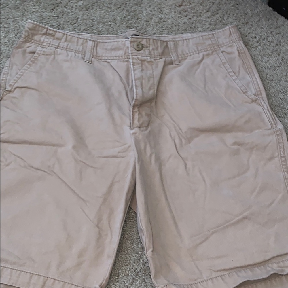 Dark khaki men shorts